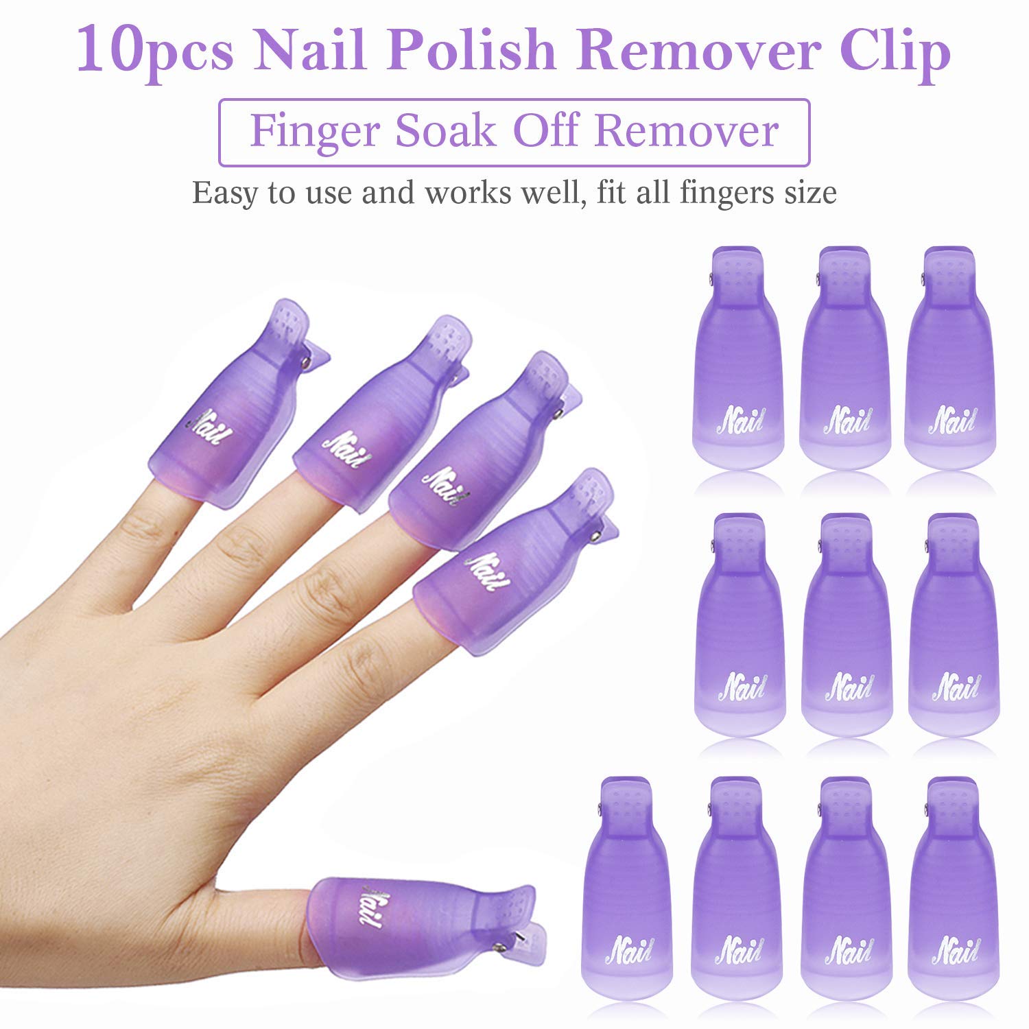 Nail Tech Accessories - LULAA 10Pcs/16Pcs Plastic Acrylic Nail Art