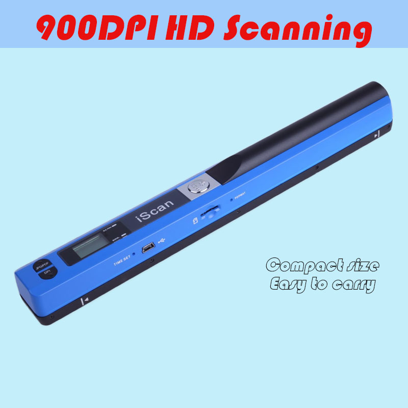 Document Scanner Portable - iScan Handheld Scanner A4 Document Fast