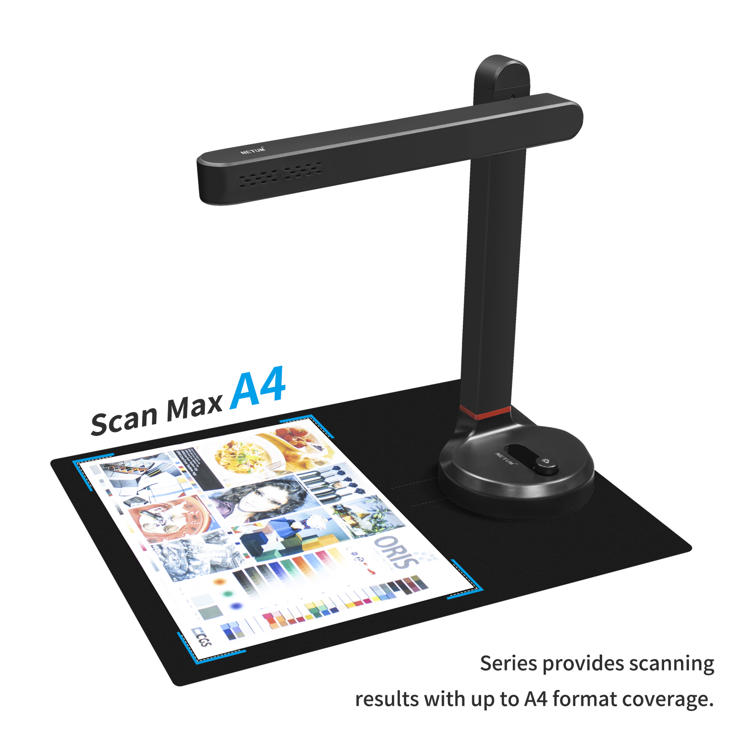 Document Scanner Portable - NETUM Book Scanner T101 Autofocus Document