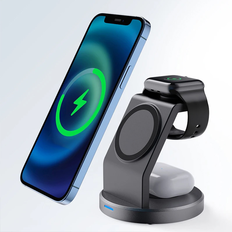 Wireless Charger 3 In 1 - 3 In 1 Wireless Charger Stand
