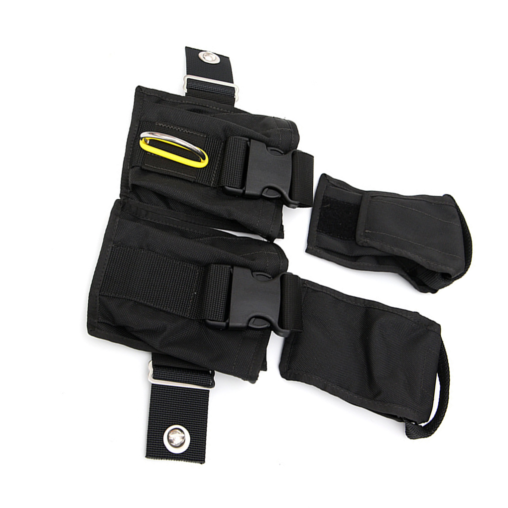 Tech Accessories Organizer Pouch - 8lbs Scuba Diving Weight Bags Lead