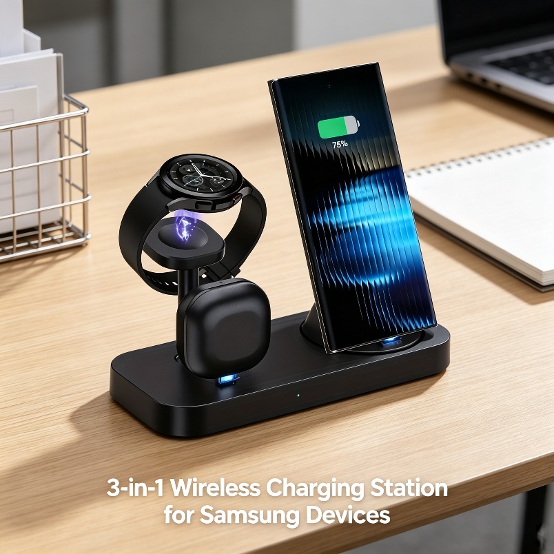 Wireless Charger 3 In 1 - 3 in 1 Wireless Charger Dual