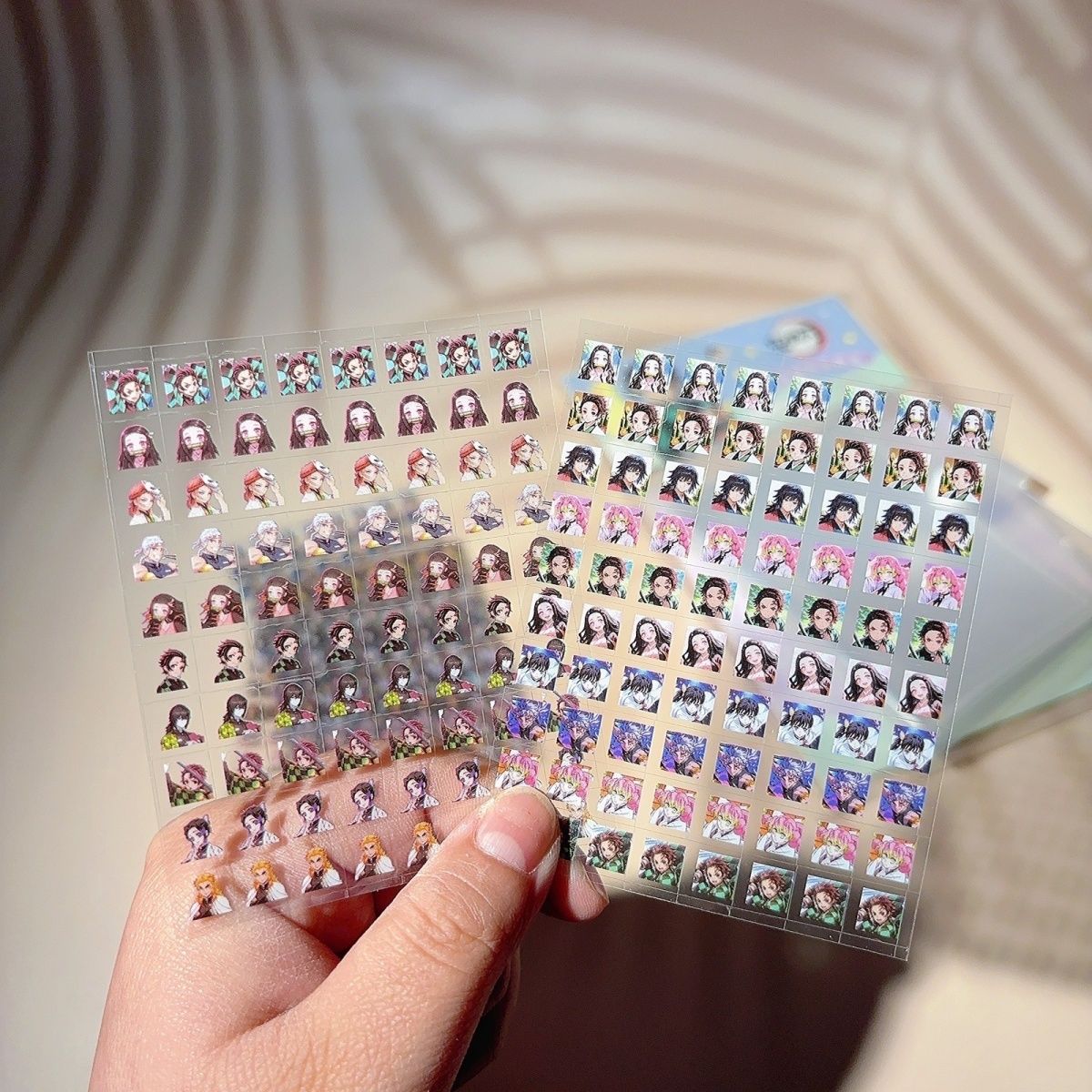 Nail Tech Accessories - 10 sheets per book Demon Slayer