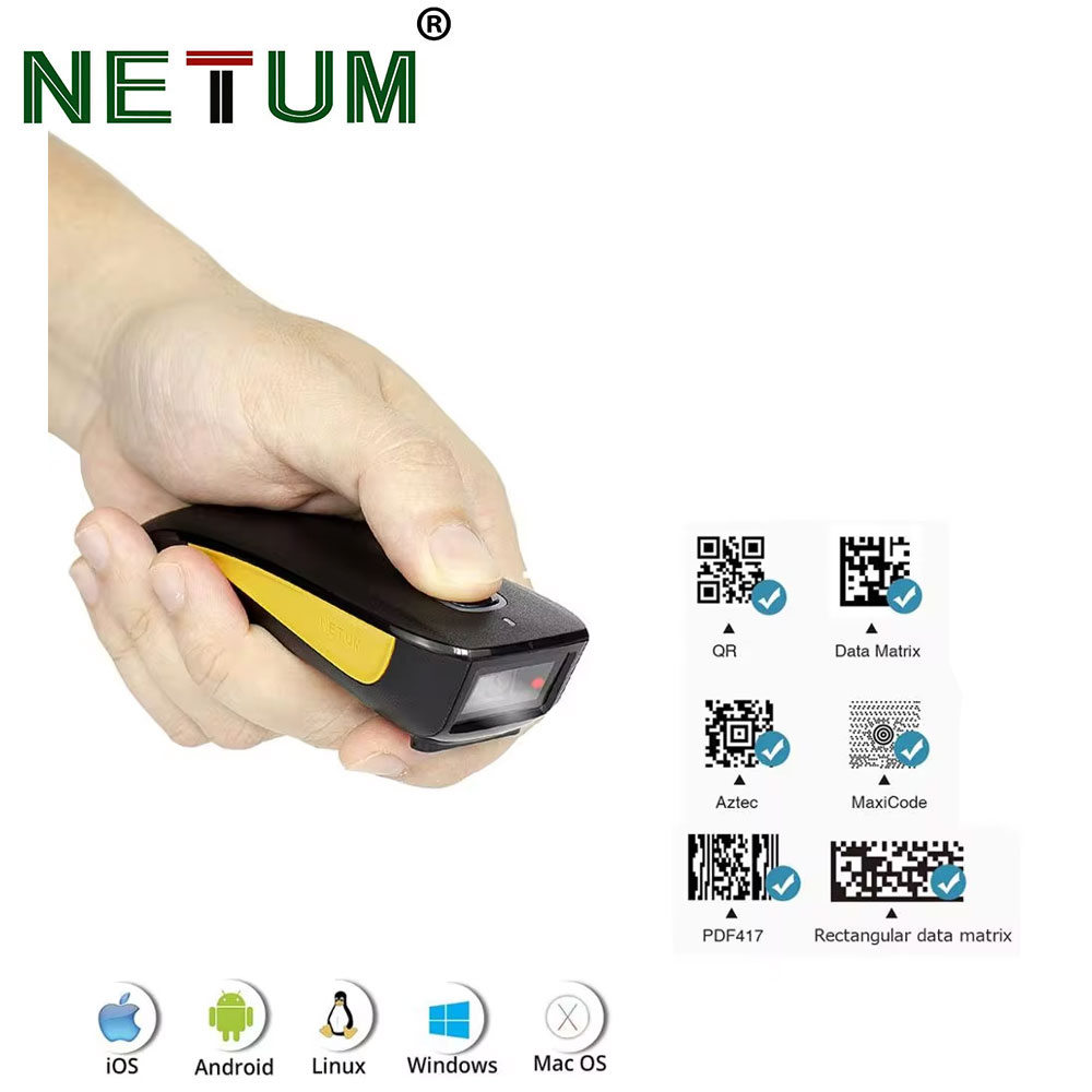 NETUM C750 Bluetooth 2D Barcod - Document Scanner Portable ulasan dan harga