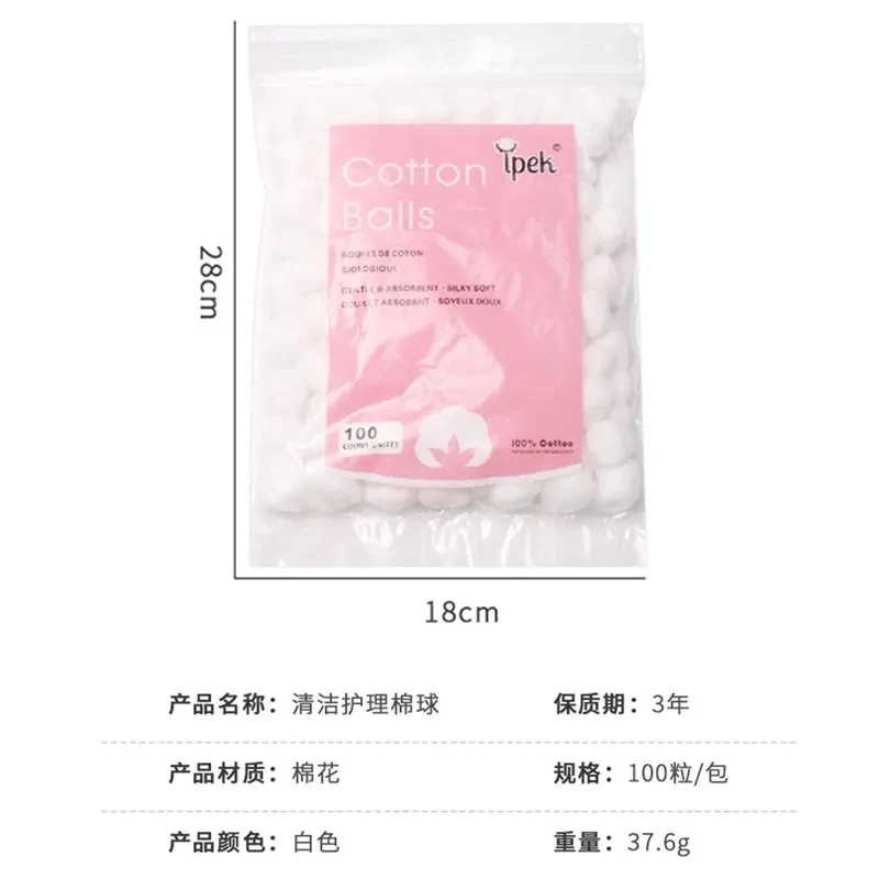 100PCS Nail Art Cotton Balls N - Nail Tech Accessories ulasan dan harga