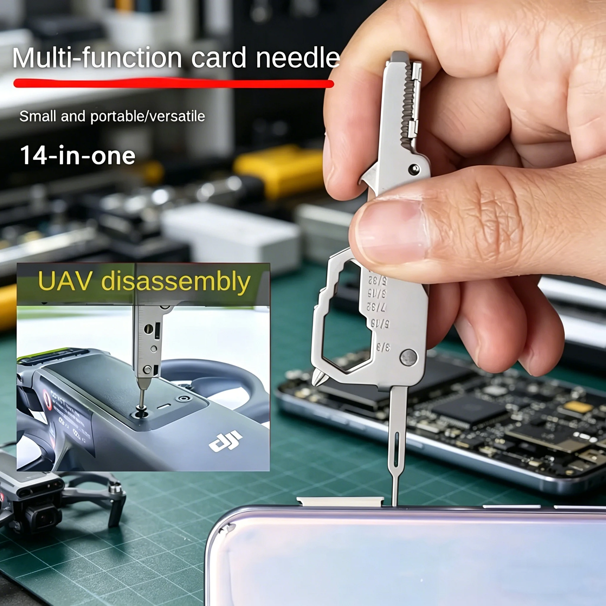 Multi-Function Keychain EDC To - Tech Accessories Kit ulasan dan harga
