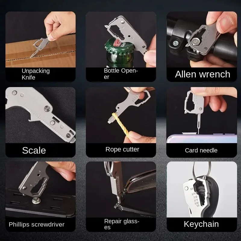 Multi-Function Keychain EDC To - Tech Accessories Kit ulasan dan harga