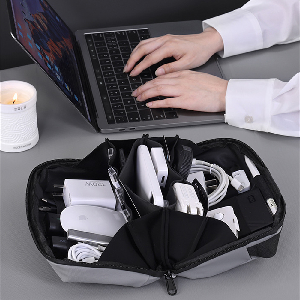 1PCS Travel Tech Pouch,Waterpr - Tech Accessories Organizer Pouch ulasan dan harga