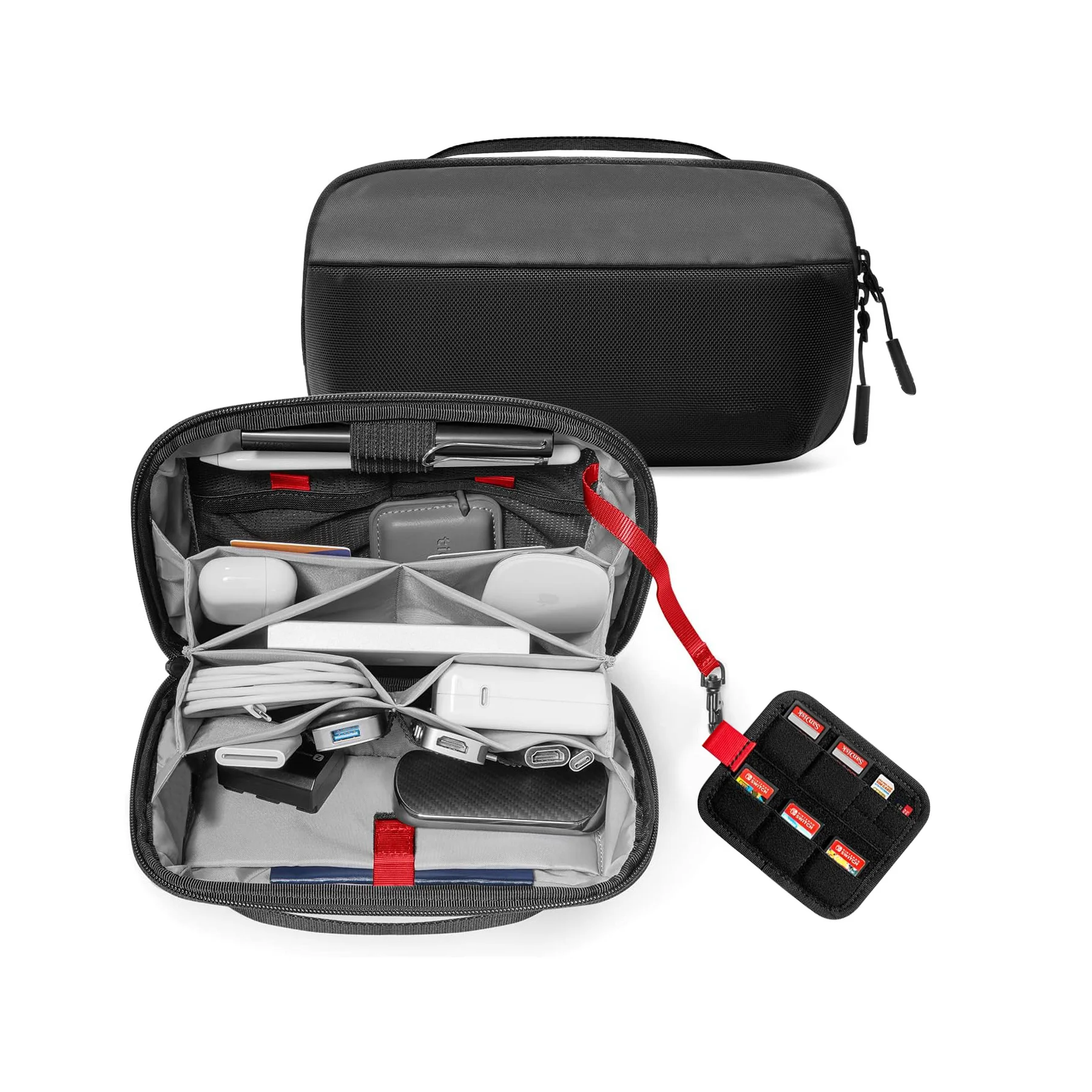 Travel Tech Organizer Pouch, W - Tech Accessories Organizer Pouch ulasan dan harga
