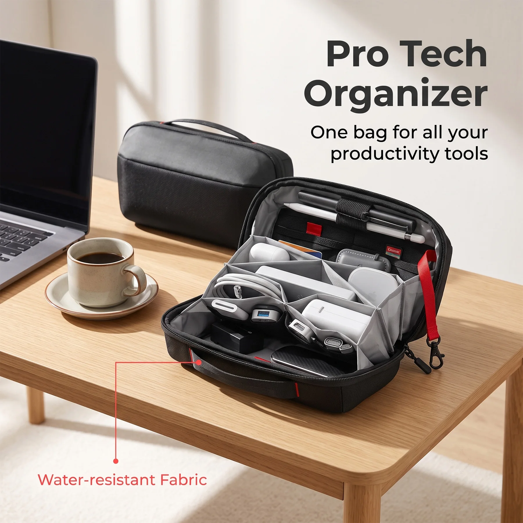 Travel Tech Organizer Pouch, W - Tech Accessories Organizer Pouch ulasan dan harga