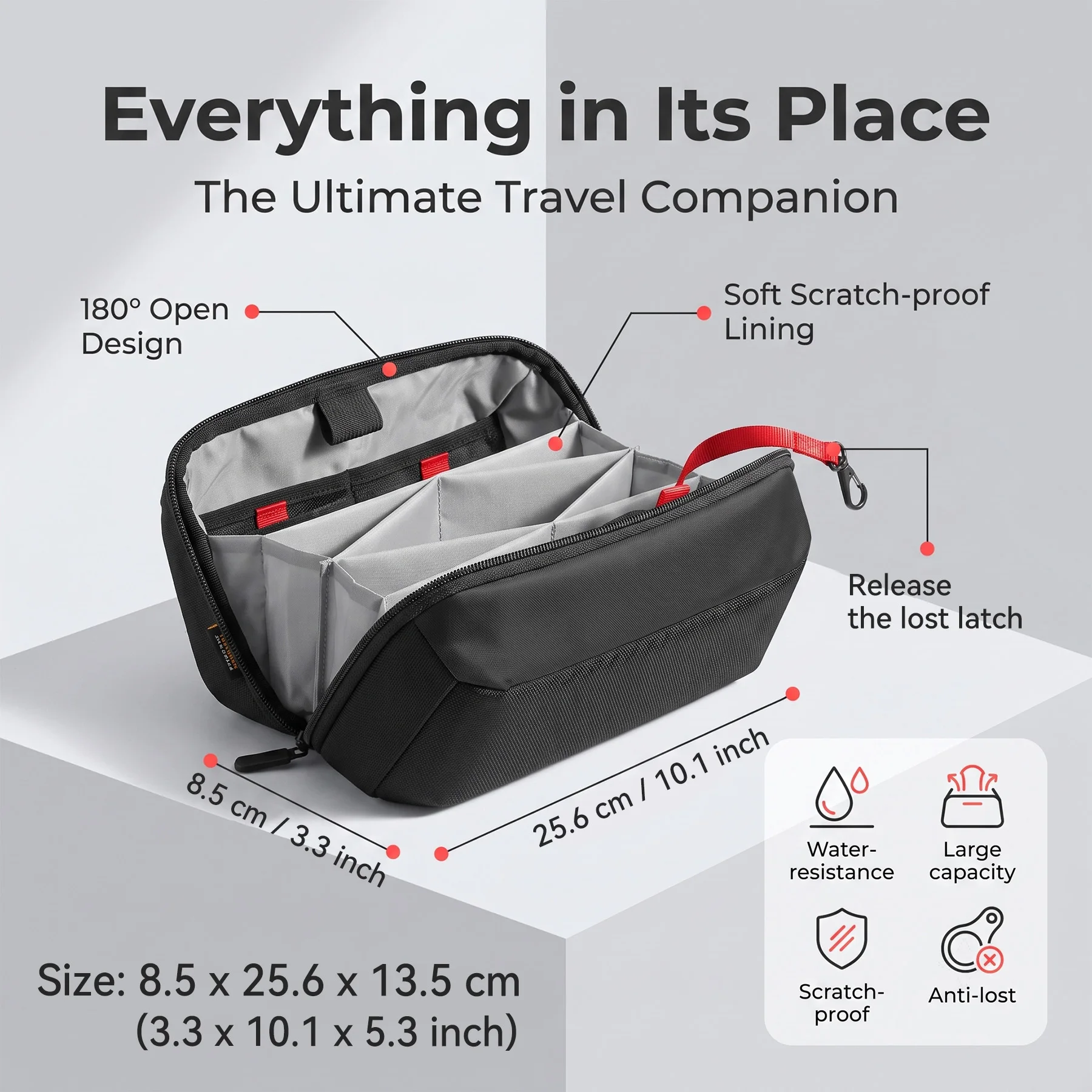 Travel Tech Organizer Pouch, W - Tech Accessories Organizer Pouch ulasan dan harga