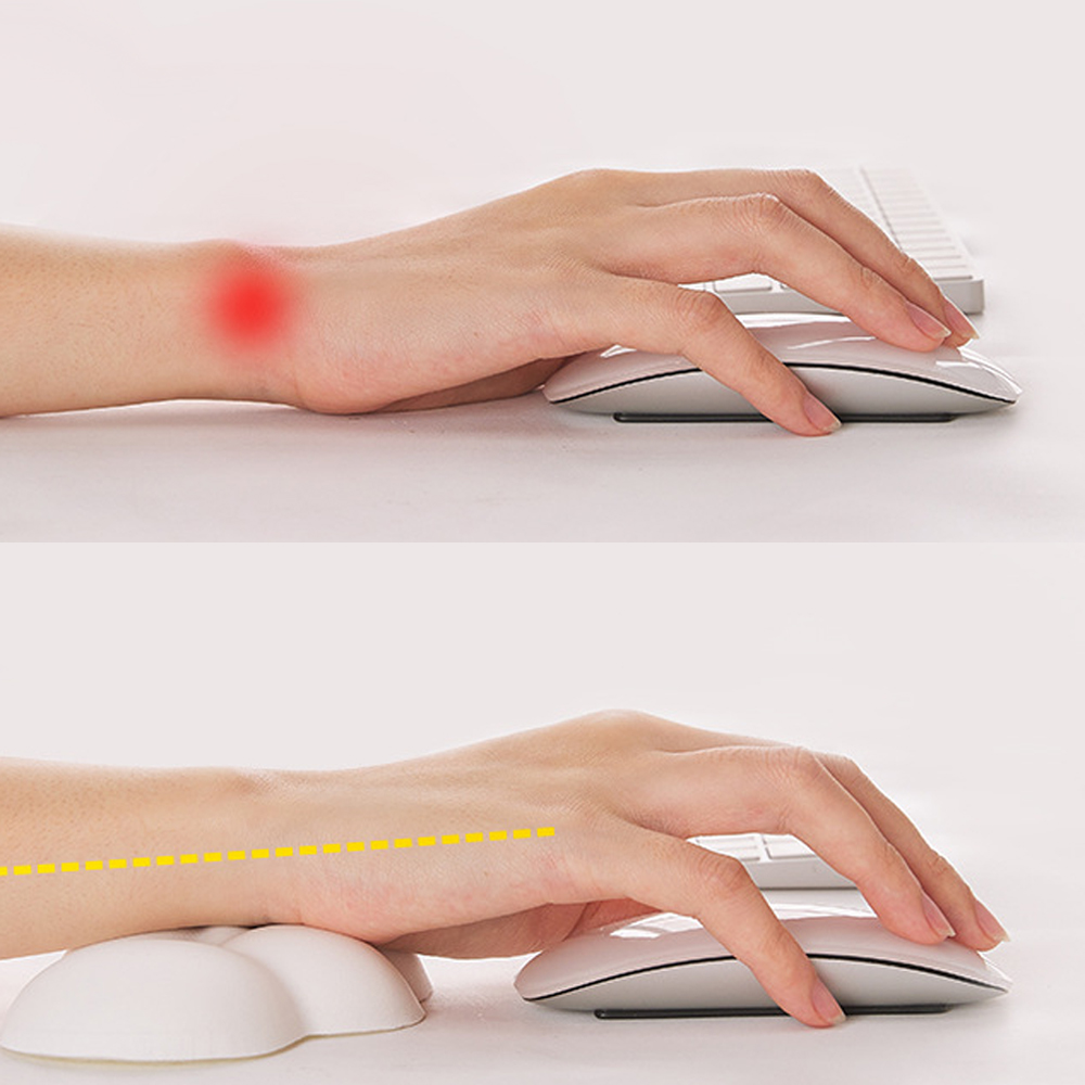 Mouse Pad with Wrist Rest Keyb - Keyboard Wrist Pad Leather ulasan dan harga