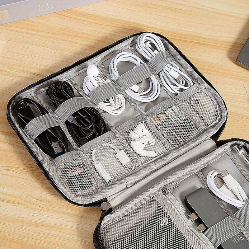 1pc Travel Cable Organizer Cas - Tech Accessories Organizer Pouch ulasan dan harga