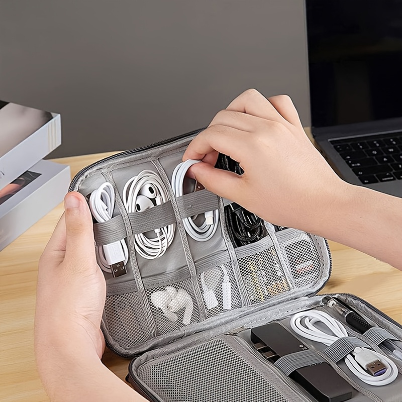 1pc Travel Cable Organizer Cas - Tech Accessories Organizer Pouch ulasan dan harga