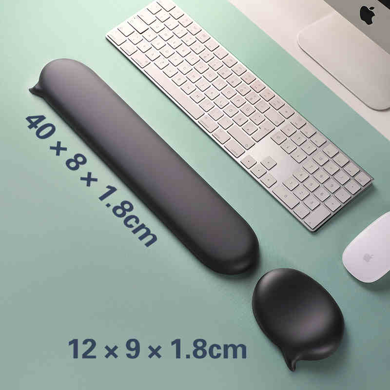 Mousepad Silicone Wrist Rest S - Keyboard Wrist Pad Leather ulasan dan harga