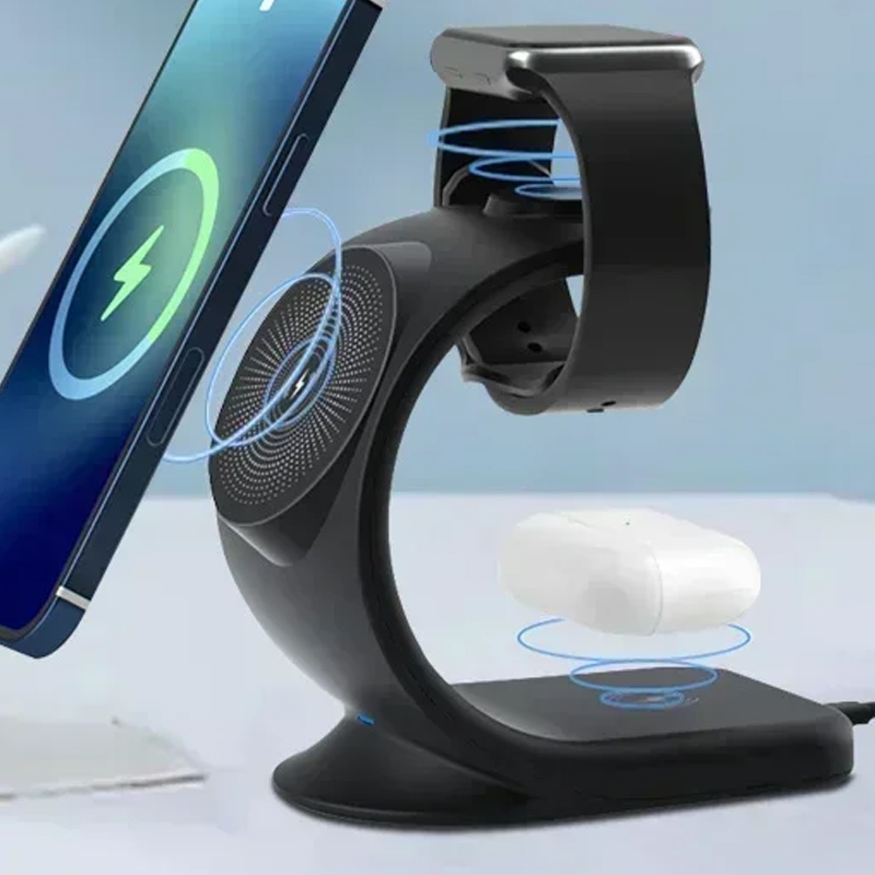 Magnetic Wireless Charger 3 in - Wireless Charger 3 In 1 ulasan dan harga
