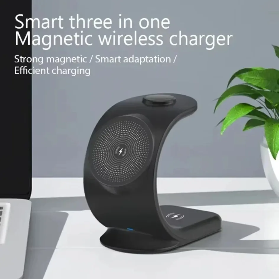 Magnetic Wireless Charger 3 in - Wireless Charger 3 In 1 ulasan dan harga