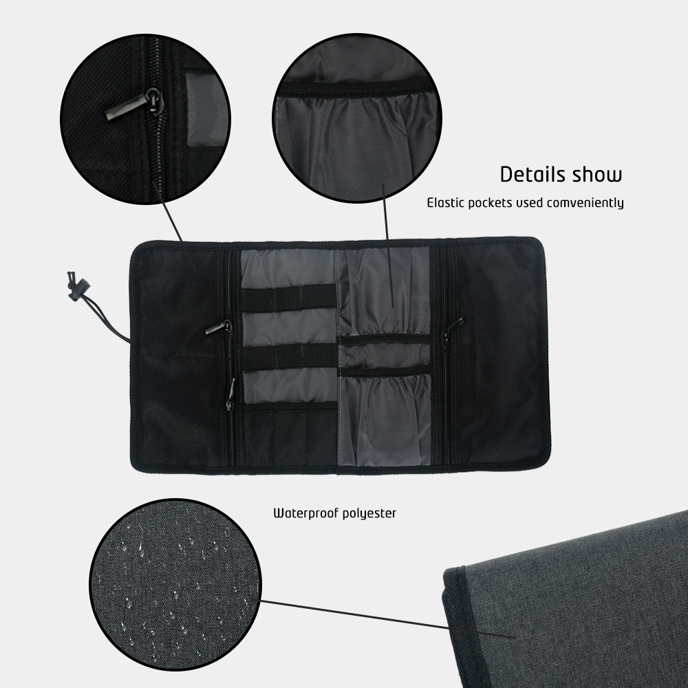 Travel Cable Storage Bag，Elect - Tech Accessories Organizer Pouch ulasan dan harga
