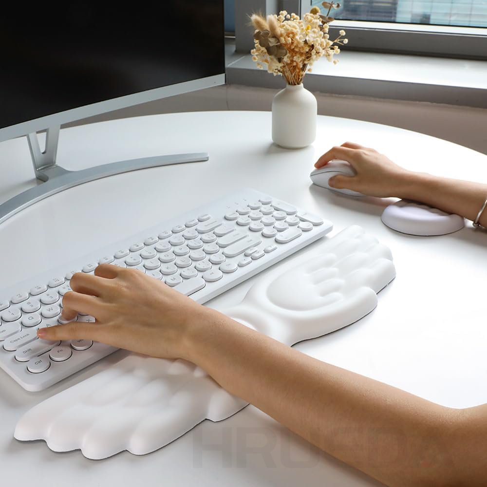 Mechanical Keyboard, Mouse, Wr - Keyboard Wrist Pad Leather ulasan dan harga