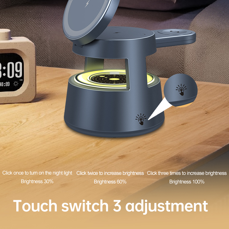 4-in-1 Wireless Charger Statio - Wireless Charger 3 In 1 ulasan dan harga