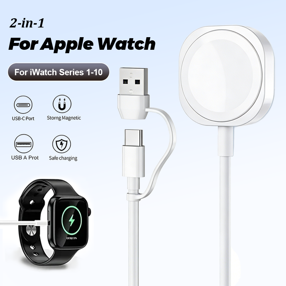 2 in 1 Magnetic Wireless USB A - Wireless Charger 3 In 1 ulasan dan harga