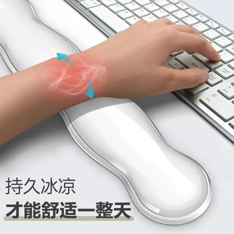 Ergonomic Mouse Pad with Wrist - Keyboard Wrist Pad Leather ulasan dan harga