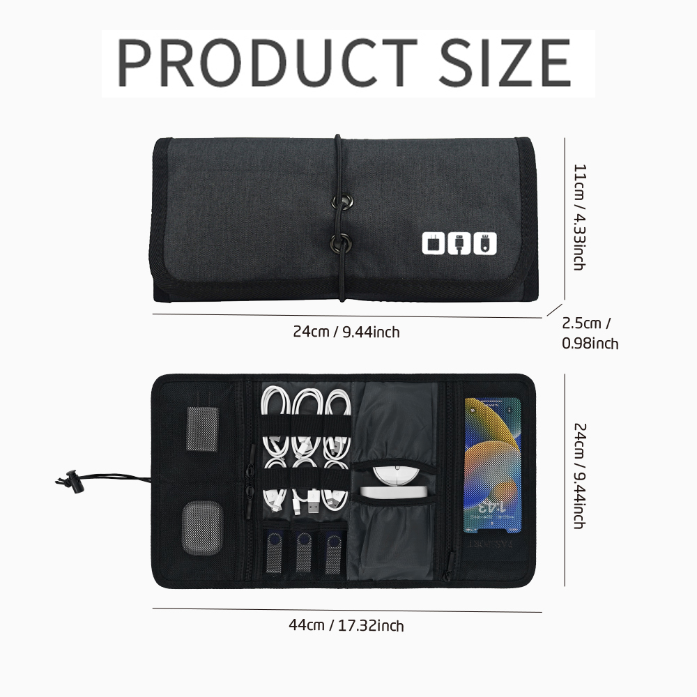 Tech Organizer Bag Cable Stora - Tech Accessories Cheap ulasan dan harga