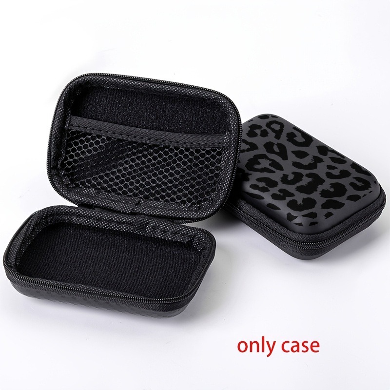Black Leopard Print EVA Hard S - Tech Accessories Kit ulasan dan harga