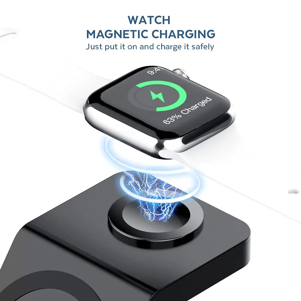 3 In 1 Wireless Charger Stand  - Wireless Charger 3 In 1 ulasan dan harga