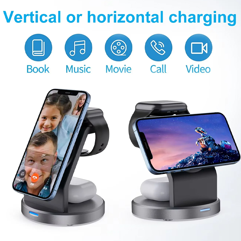 3 In 1 Wireless Charger Stand  - Wireless Charger 3 In 1 ulasan dan harga