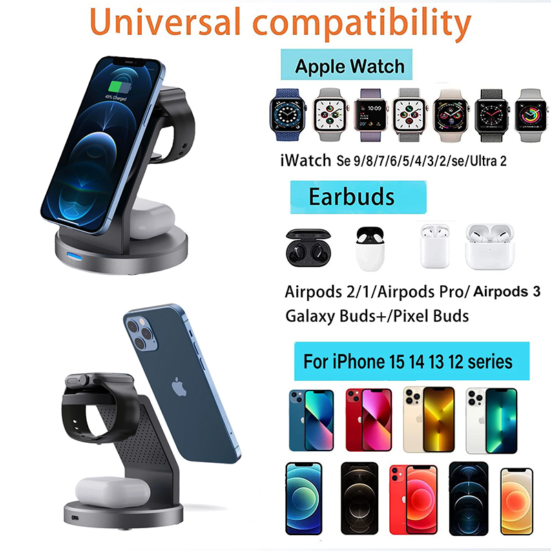 3 In 1 Wireless Charger Stand  - Wireless Charger 3 In 1 ulasan dan harga