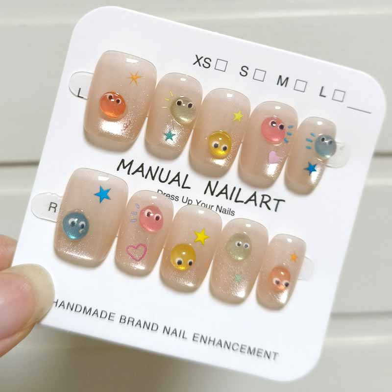 10Pcs French Style New Cute 3D - Nail Tech Accessories ulasan dan harga