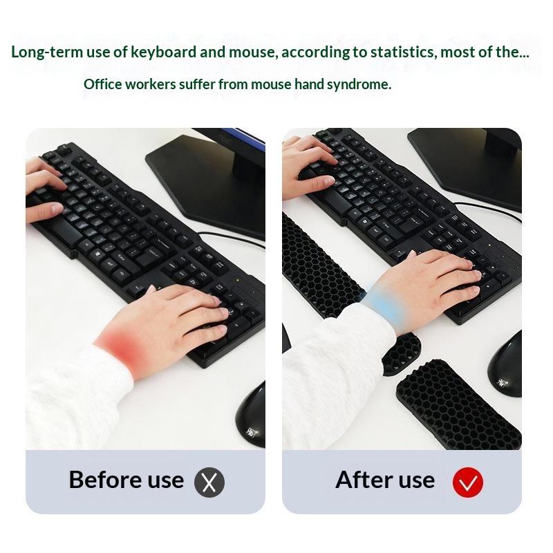 Ergonomic Mouse Wrist Rest Pad - Keyboard Wrist Pad Leather ulasan dan harga