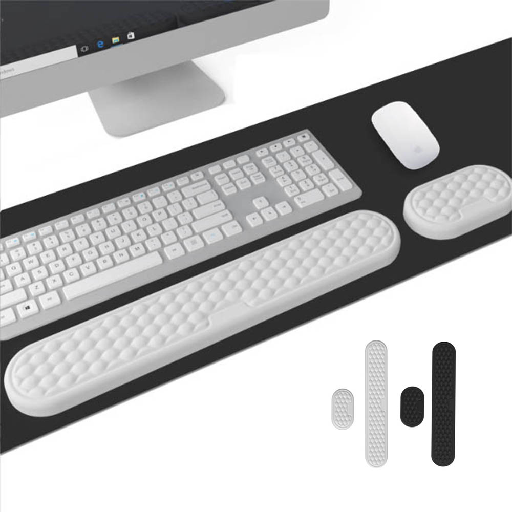 Wrist Support Mouse Pad With M - Keyboard Wrist Pad Leather ulasan dan harga