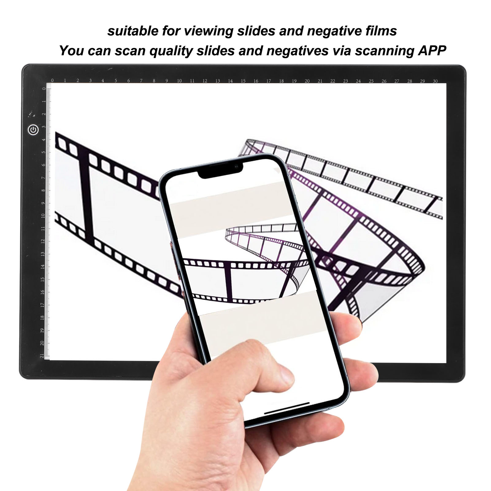 Slide Viewer 3 Brightness Leve - Document Scanner Portable ulasan dan harga