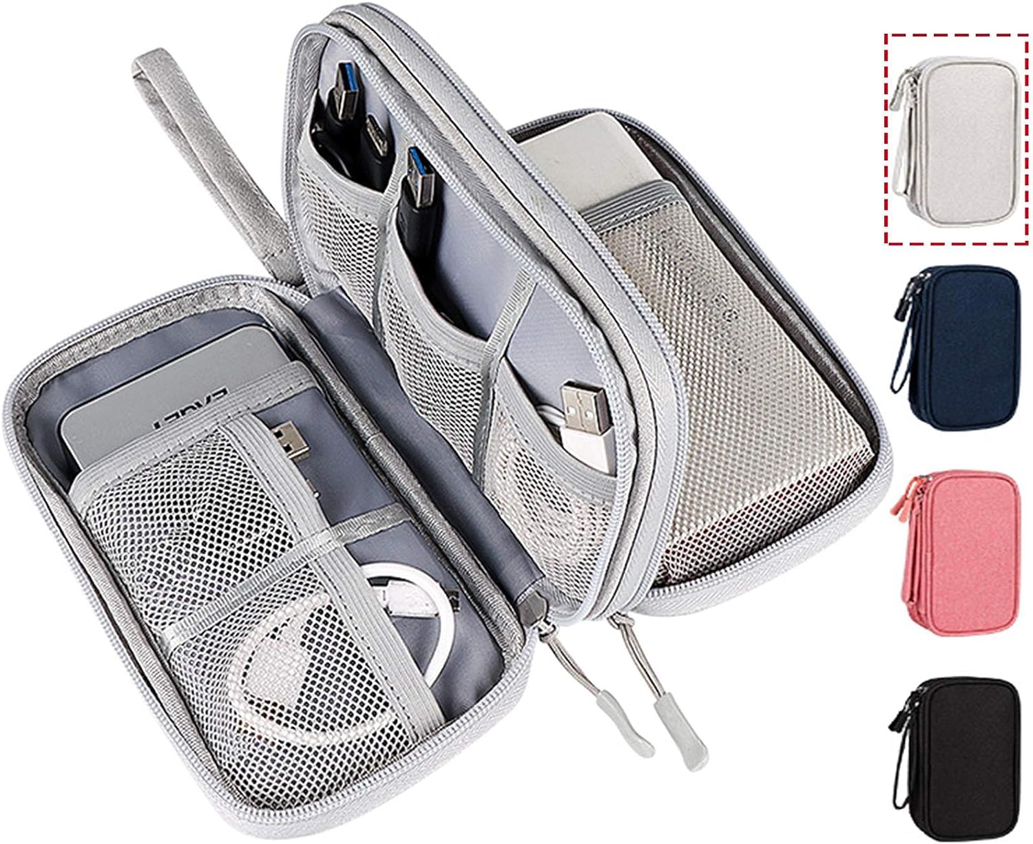 Travel Organizer Bag Cable Sto - Tech Accessories Kit ulasan dan harga