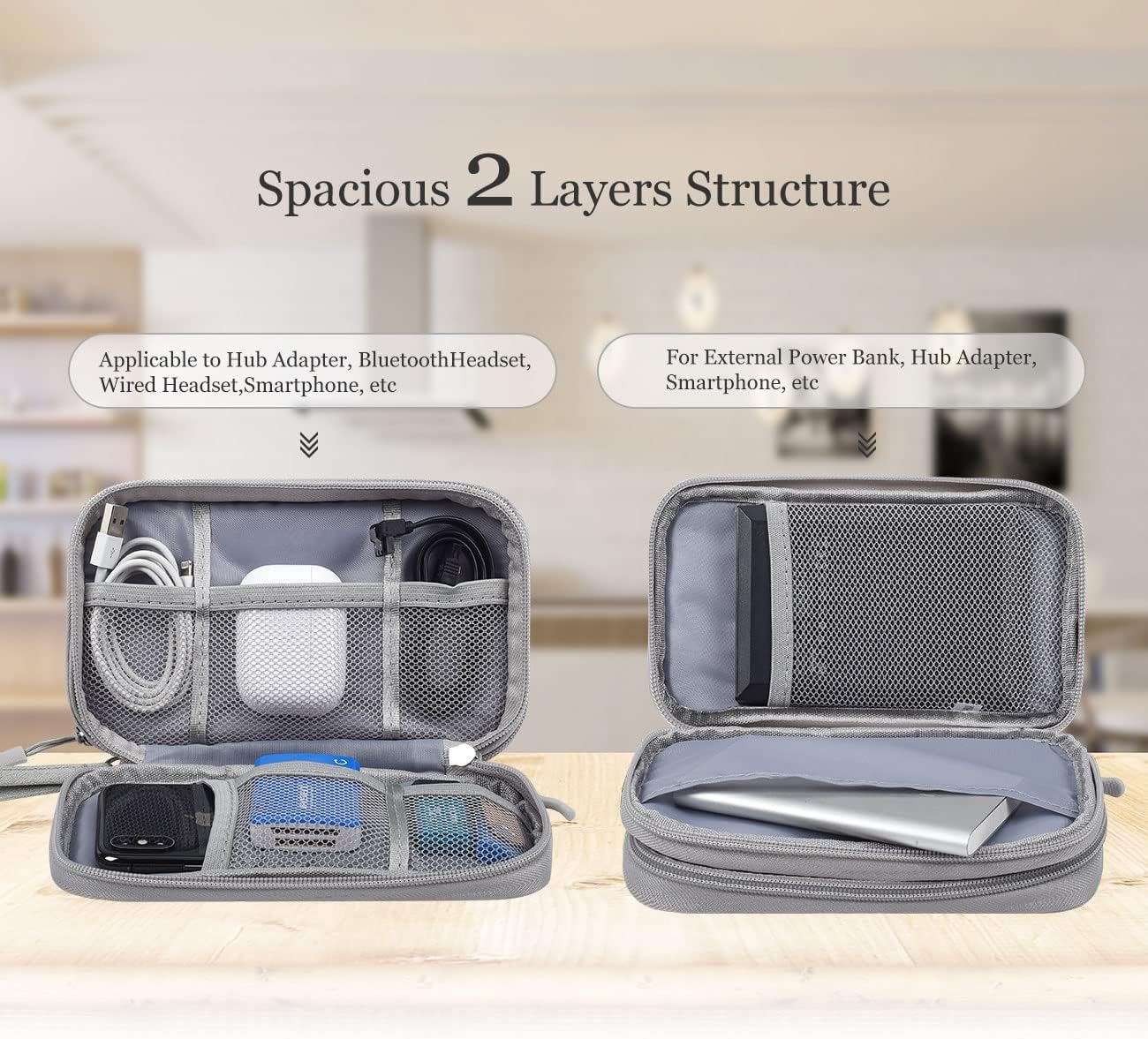 Travel Organizer Bag Cable Sto - Tech Accessories Kit ulasan dan harga