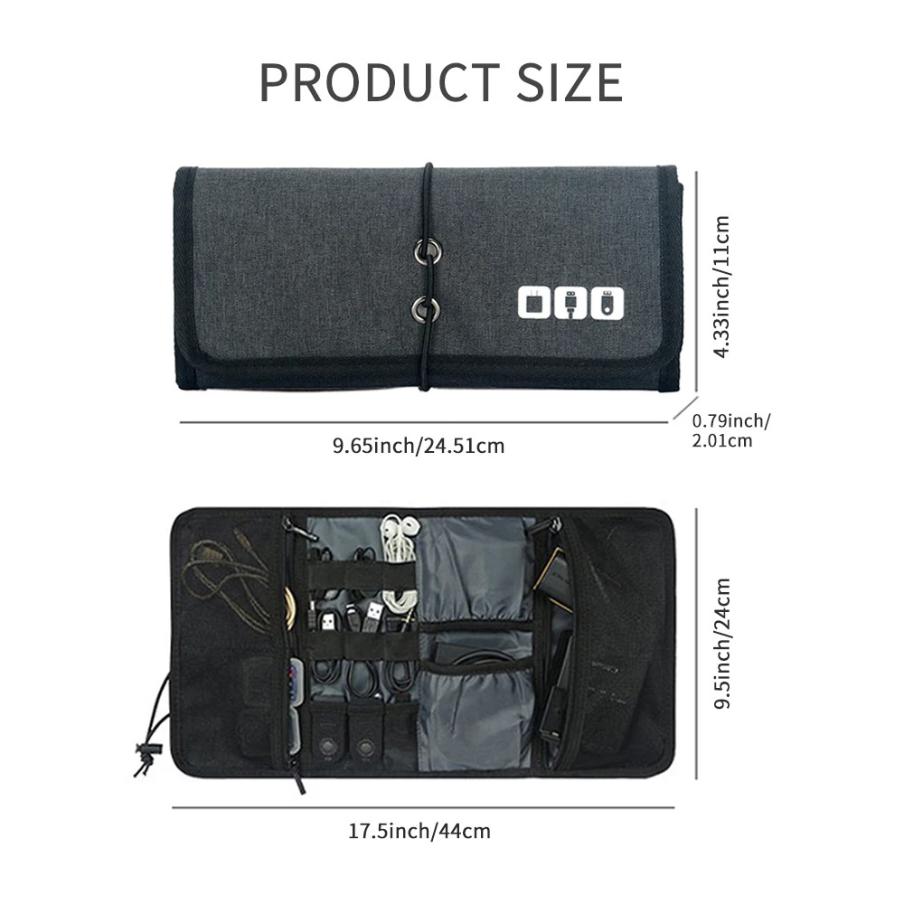 Electronic Organizer Cord Pouc - Tech Accessories Organizer Pouch ulasan dan harga