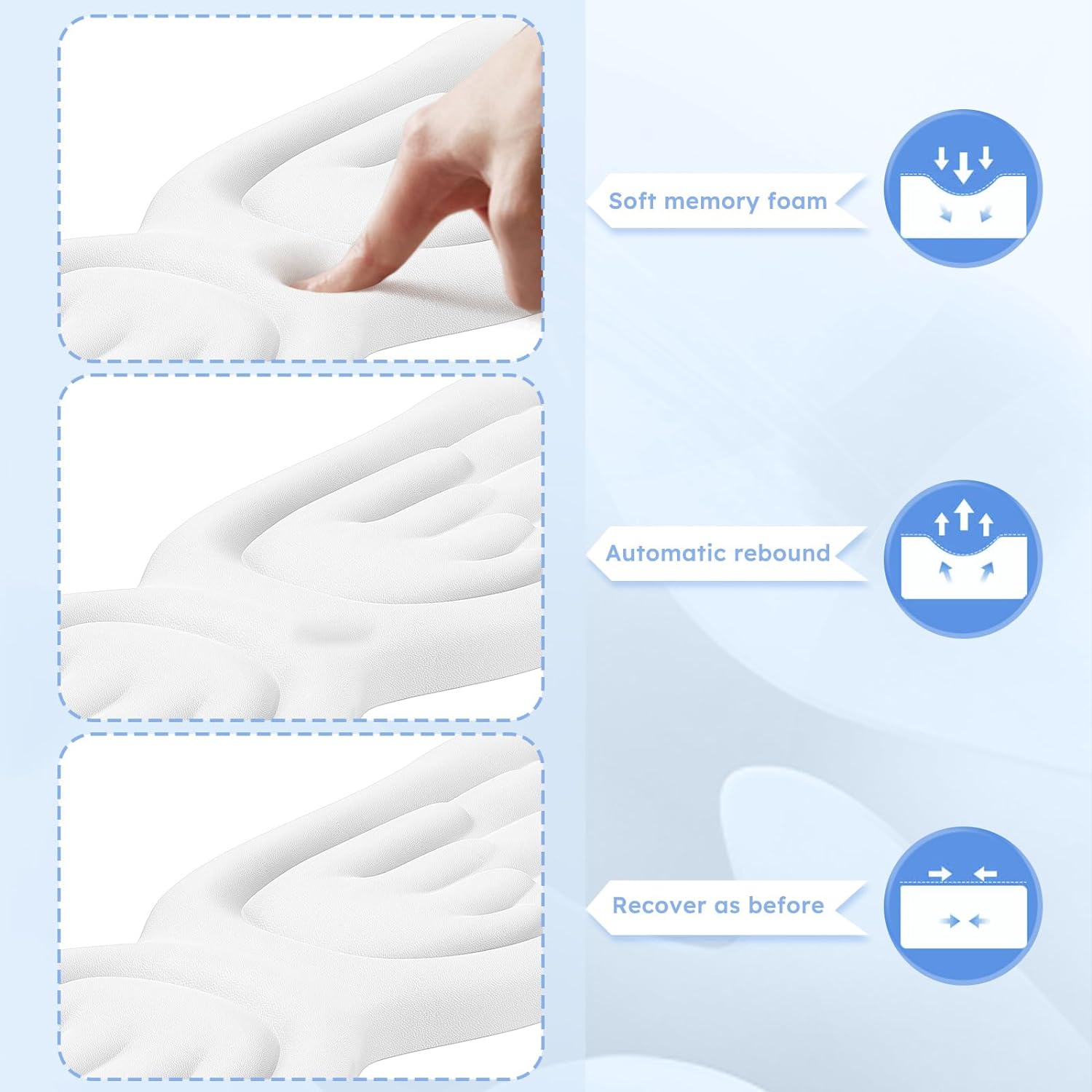 Mechanical Keyboard Mouse Wris - Keyboard Wrist Pad Leather ulasan dan harga