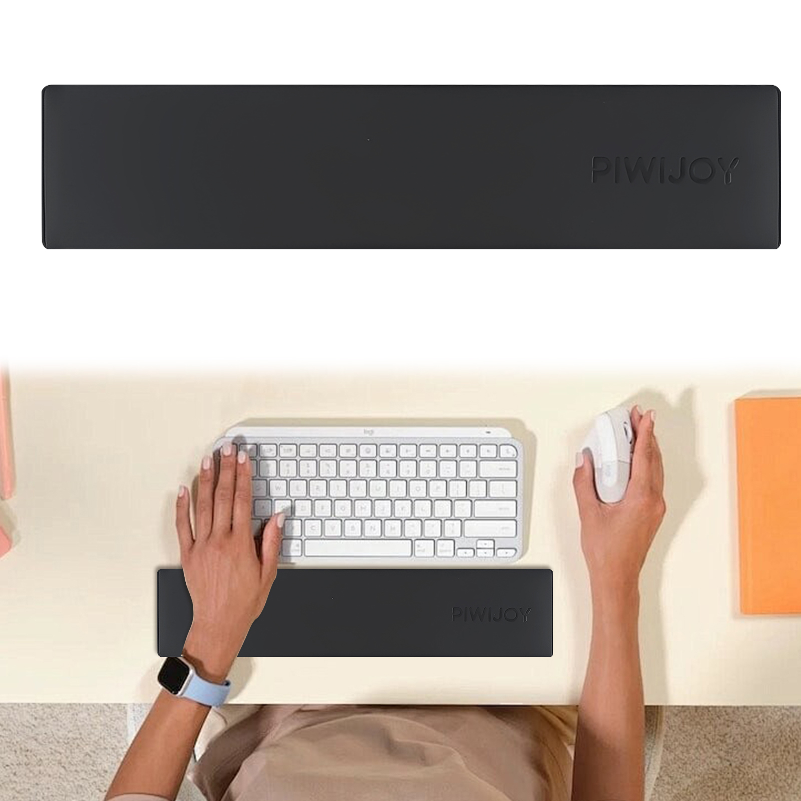 Ergonomic Hand Support Pad Ant - Keyboard Wrist Pad Leather ulasan dan harga