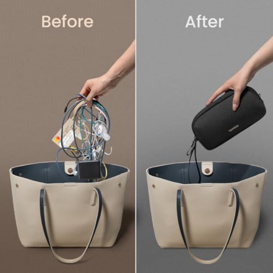Electronics Organizer Travel C - Tech Accessories Organizer Pouch ulasan dan harga