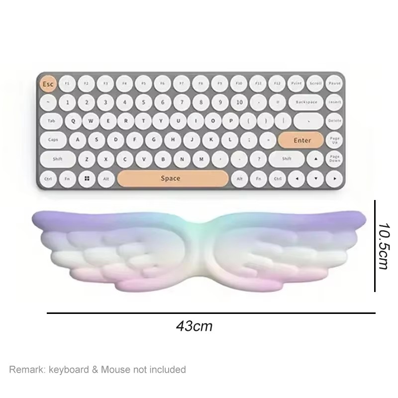 Mouse Pad with Wrist Rest Keyb - Keyboard Wrist Pad Leather ulasan dan harga