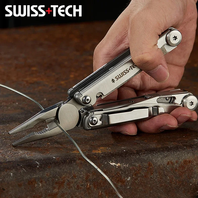 SWISS TECH 18 in 1 Multitool P - Tech Accessories Kit ulasan dan harga