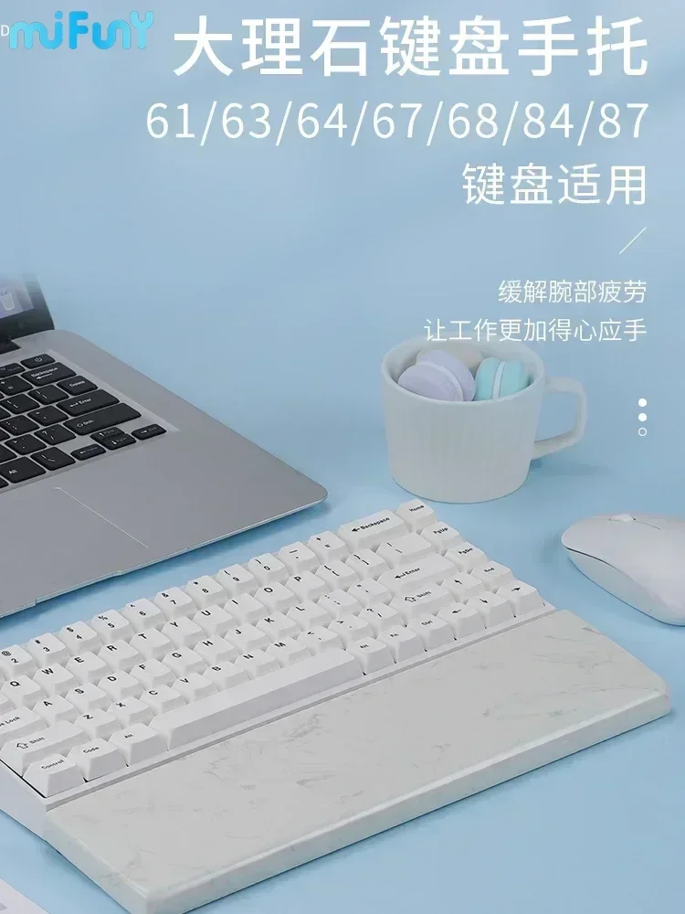 Marble Keyboard Wrist Rest Com - Keyboard Wrist Pad Leather ulasan dan harga