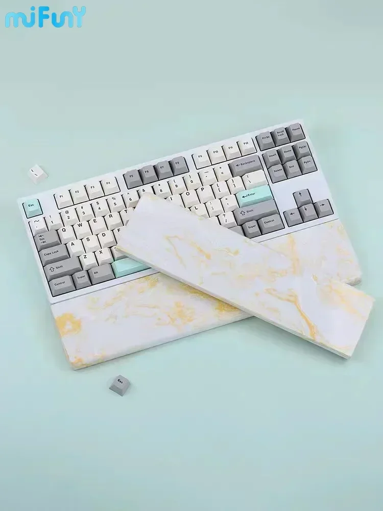 Marble Keyboard Wrist Rest Com - Keyboard Wrist Pad Leather ulasan dan harga